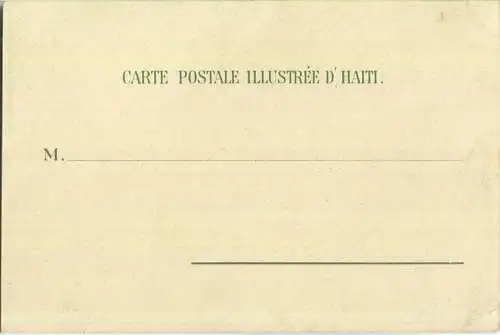Haiti - Port au Prince - Parmacie Centrale - Palais national - Verlag J. Miesler Berlin ca. 1895