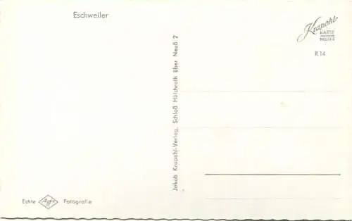 Eschweiler - Foto-AK 60er Jahre - Verlag Jakob Krapohl Schloss Hülchrath