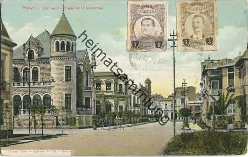 Mexico - Calles de Bruselas y Liverpool