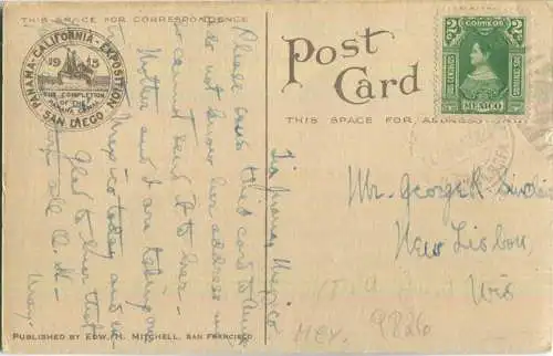 Mexico - Excursionists at Tia Juana - Verlag Edw. H. Mitchell San Francisco