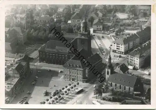 Witten - Luftbild - Rathaus - Foto-AK Grossformat 50er Jahre - Verlag Westdeutscher Luftfoto Bremen-Flughafen