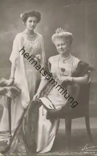 Preussen - Die Kaiserin und Prinzessin Victoria Luise - Phot. Sandau - rückseitig keine AK-Einteilung