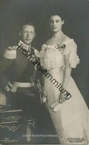 Preussen - Unser Kronprinzenpaar - Verlag Gust. Liersch Berlin