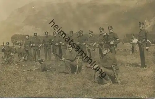 Schweizer Soldaten - Foto-AK