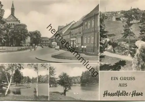 Hasselfelde - Foto-AK-Grossformat - Verlag  - VEB Bilddruck Magdeburg - Rückseite geschrieben