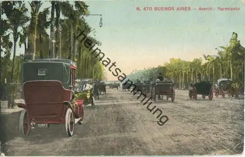 Buenos Aires - Avenida Sarmiento - Verlag Z. Furnagalli Buenos Aires
