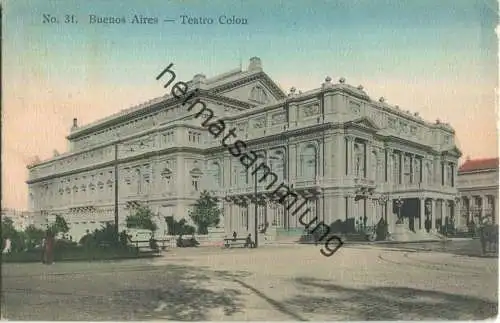 Buenos Aires - Teatro Colon  - Verlag G. Falkenberg Buenos Aires