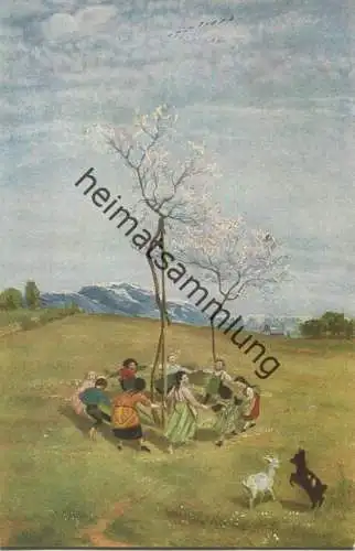 H. Thoma - Frühling - Verlag F. Bruckmann München - Bildkarte Nr. 47