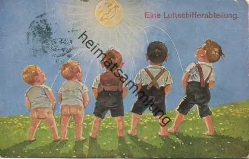 Eine Luftschifferabteilung - gel. 1913