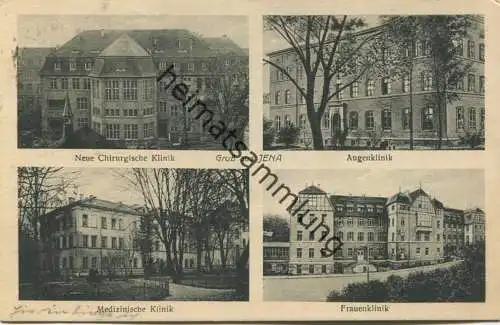 Jena - Medizinische Kliniken - Verlag W. H. Heinecke Jena - gel. 1920