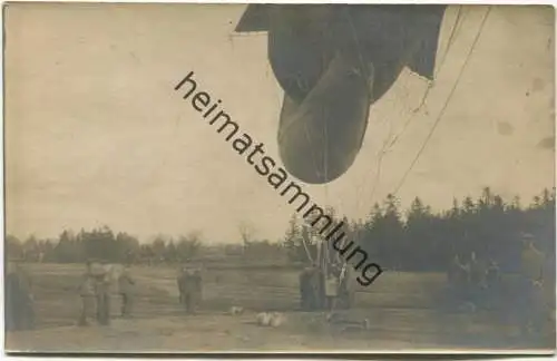 Ballon - Soldaten WK I - Foto-AK