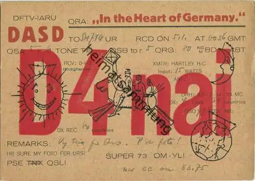 QSL - QTH - D4NAI - 1932