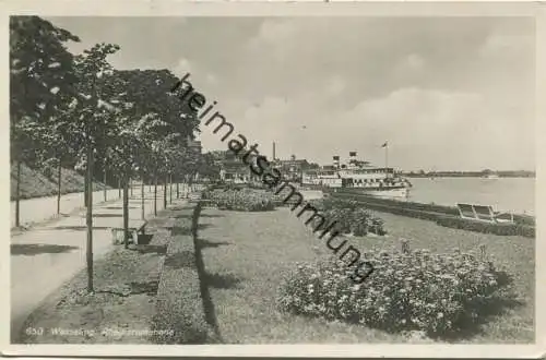 Wesseling - Rheinpromenade - Foto-AK - Verlag Tillmann Eich Wesseling gel. 1941