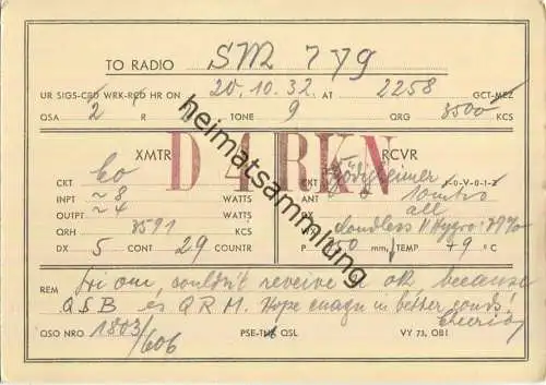 QSL - QTH - D4RKN - 1932