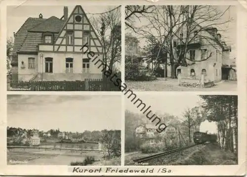 Friedewald - Gemeindeamt - Kulturhaus - AK-Grossformat - Verlag Reinhard Rothe Meißen gel. 1959