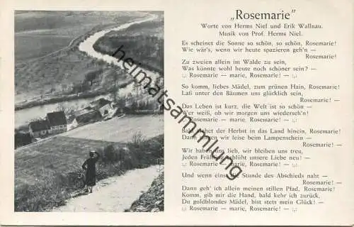 Liederkarte - Rosemarie - Text von Herms Niel und Erik Wallnau - Musik von Prof. Herms Niel