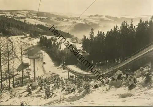Klingenthal - Große Aschberg-Schanze - Foto-AK Grossformat 60er Jahre