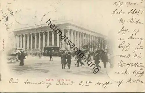 Paris - La Bourse - Edition A. Taride Paris gel. 1900