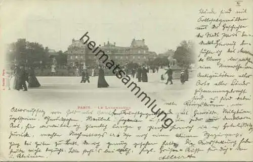 Paris - Le Luxembourg - Edition A. Taride Paris gel. 1900