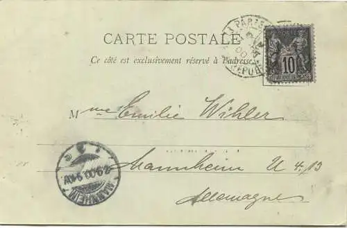 Paris - Le Luxembourg - Edition A. Taride Paris gel. 1900