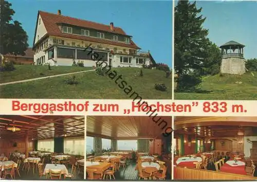 Berggasthof zum Höchsten - Höchsten-Illmensee - AK Grossformat - gel. 1978