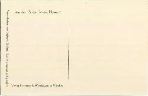 O Täler weit o Höhen - Aus dem Buche Meine Heimat - Künstlerkarte signiert Otto Ubbelohde - Verlag Hermann A. Wiechmann