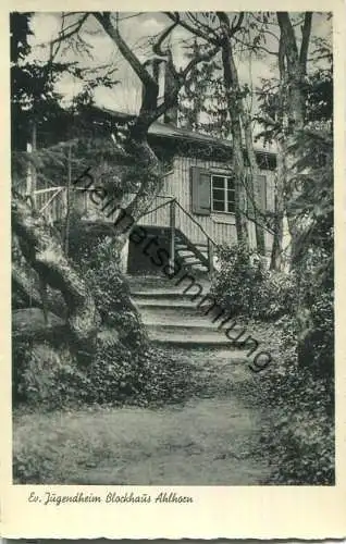 Ahlhorn - Ev. Jugendheim - Blockhaus - Verlag Hans Peters Oldenburg