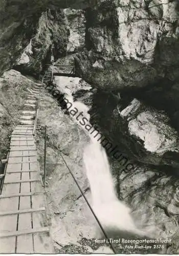 Imst - Rosengartenschlucht - Foto-AK Grossformat