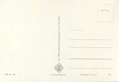 Friedrichroda - Puschkinpark - Foto-AK Grossformat