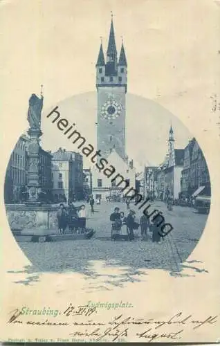 Straubing - Ludwigsplatz - Verlag Franz Hayer München
