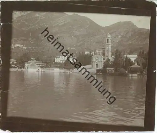 Lago di Como - Foto ca. 10,5 cm x 8,5 cm - um 1900