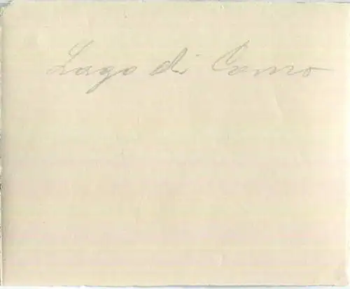 Lago di Como - Villa - Foto ca. 10,5 cm x 8,5 cm - um 1900
