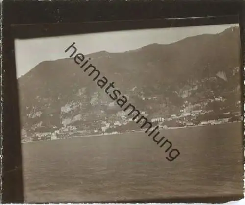 Lago di Como - Foto ca. 10,5 cm x 8,5 cm - um 1900