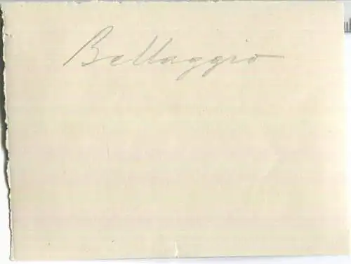 Bellagio - Foto ca. 10,5 cm x 8,5 cm - um 1900