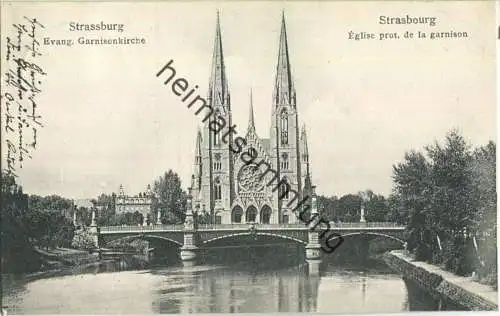 Strassburg - Evangelische Garnisonskirche - Strasbourg - Eglise prot. de la garnison