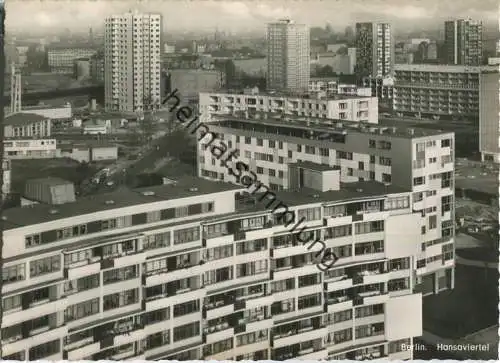 Berlin - Hansaviertel - Hochhäuser - Foto-Ansichtskarte - Verlag Kunst und Bild Berlin