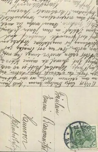 Junge Frau - Portrait - Foto-Ansichtskarte