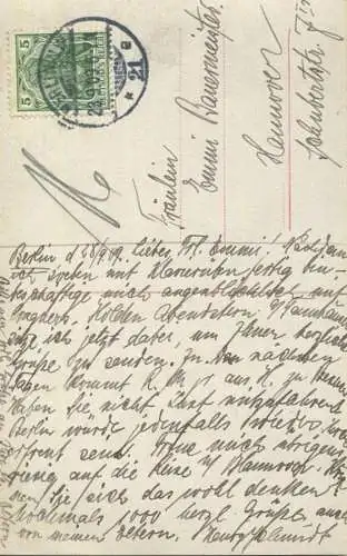 Junge Frau - Portrait - Foto-Ansichtskarte