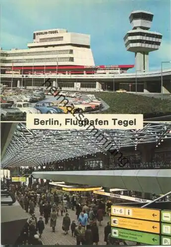Flughafen Berlin Tegel - Abfertigung - Parkplatz - Verlag Kunst und Bild Berlin