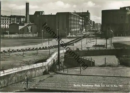 Berlin - Potsdamer Platz - Mauer - Foto-Ansichtskarte - Verlag Hans Andres Berlin