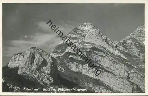 Ötscher - Rauher Kamm - Foto-AK gel. 1956