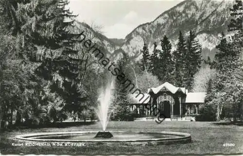 Reichenau an der Rax - Kurpark - Foto-AK gel. 1970