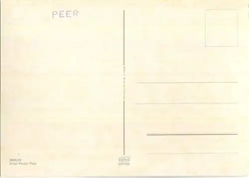 Berlin - Ernst-Reuter-Platz - Verlag Krüger