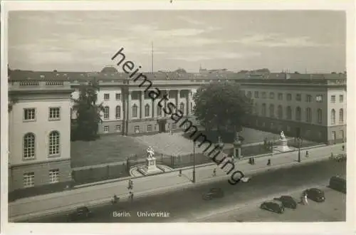 Berlin - Universität - Foto-Ansichtskarte