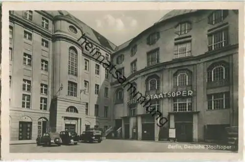 Berlin - Deutsche Staatsoper - Verlag Trinks & Co. Leipzig