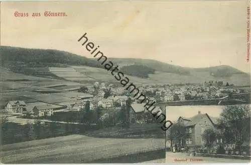 Gönnern (Angelburg) - Gasthof Thomas - Verlag Otto Richter Dillenburg