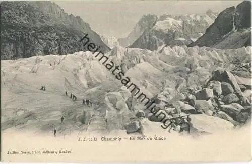 Chamonix - La Mer de Glace - Edition Jullien freres Geneve