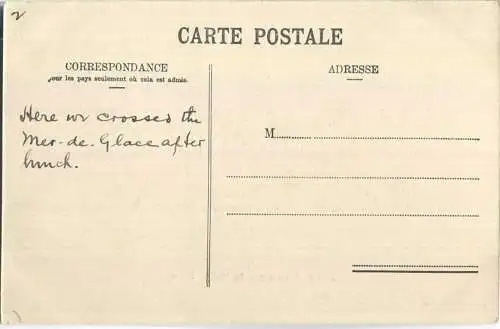 Chamonix - La Mer de Glace - Edition Jullien freres Geneve