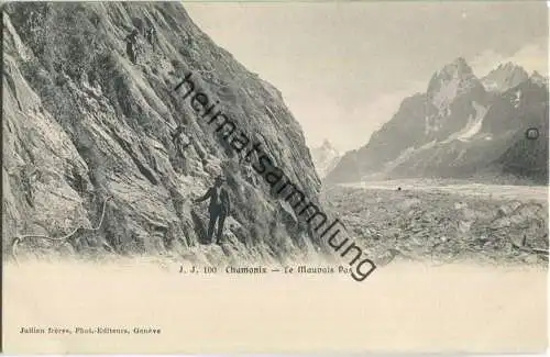 Chamonix - Le Mauvais Pas - Edition Jullien freres Geneve