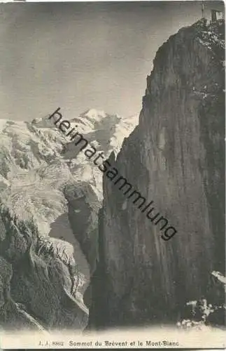 Chamonix - Sommet du Brevent - Edition Jullien freres Geneve
